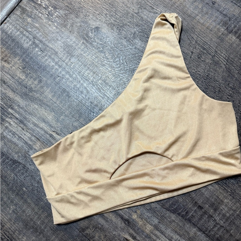 Forever 21 Beige Satin Top